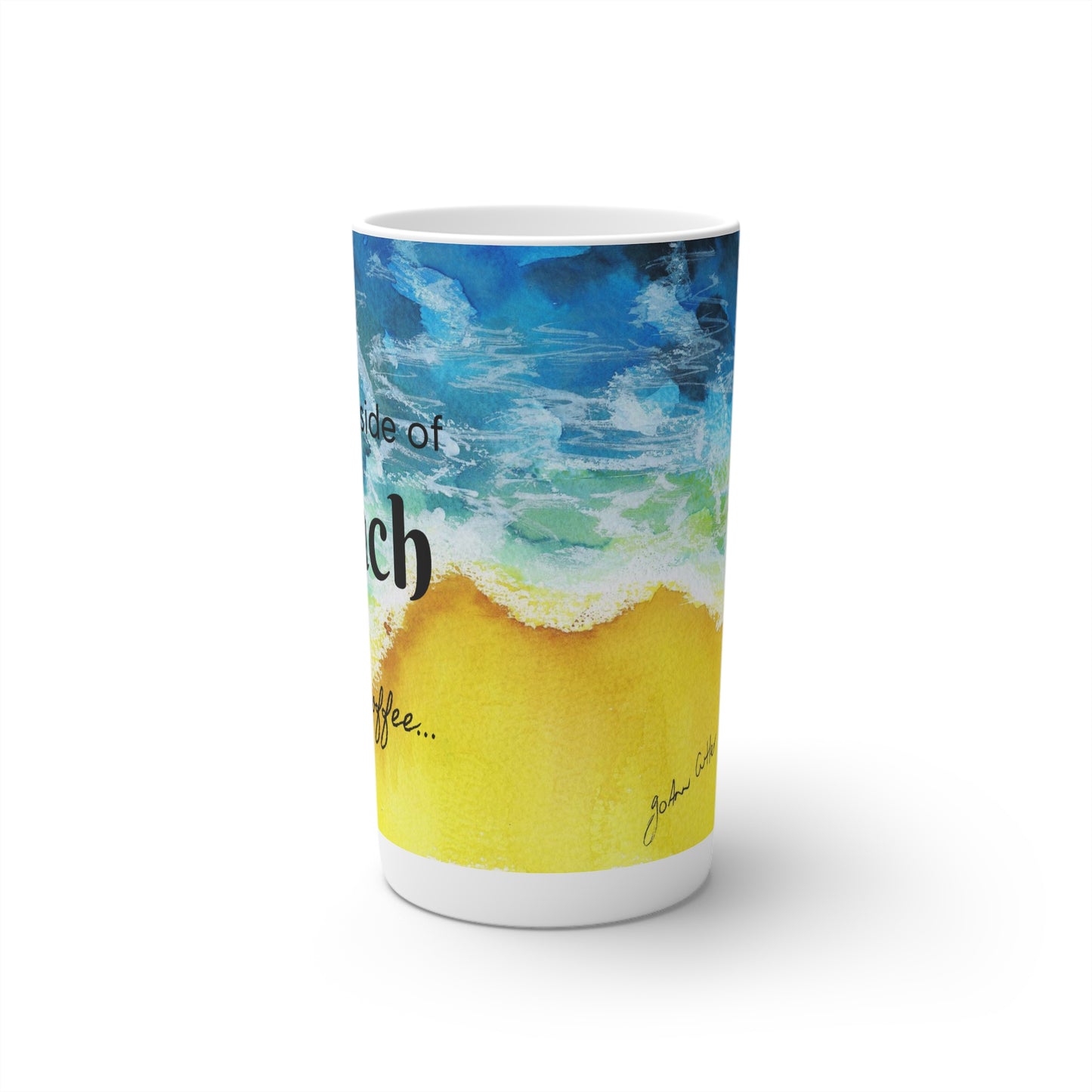 I'll have a side of Beach Conical Coffee Mugs (3oz, 8oz, 12oz)