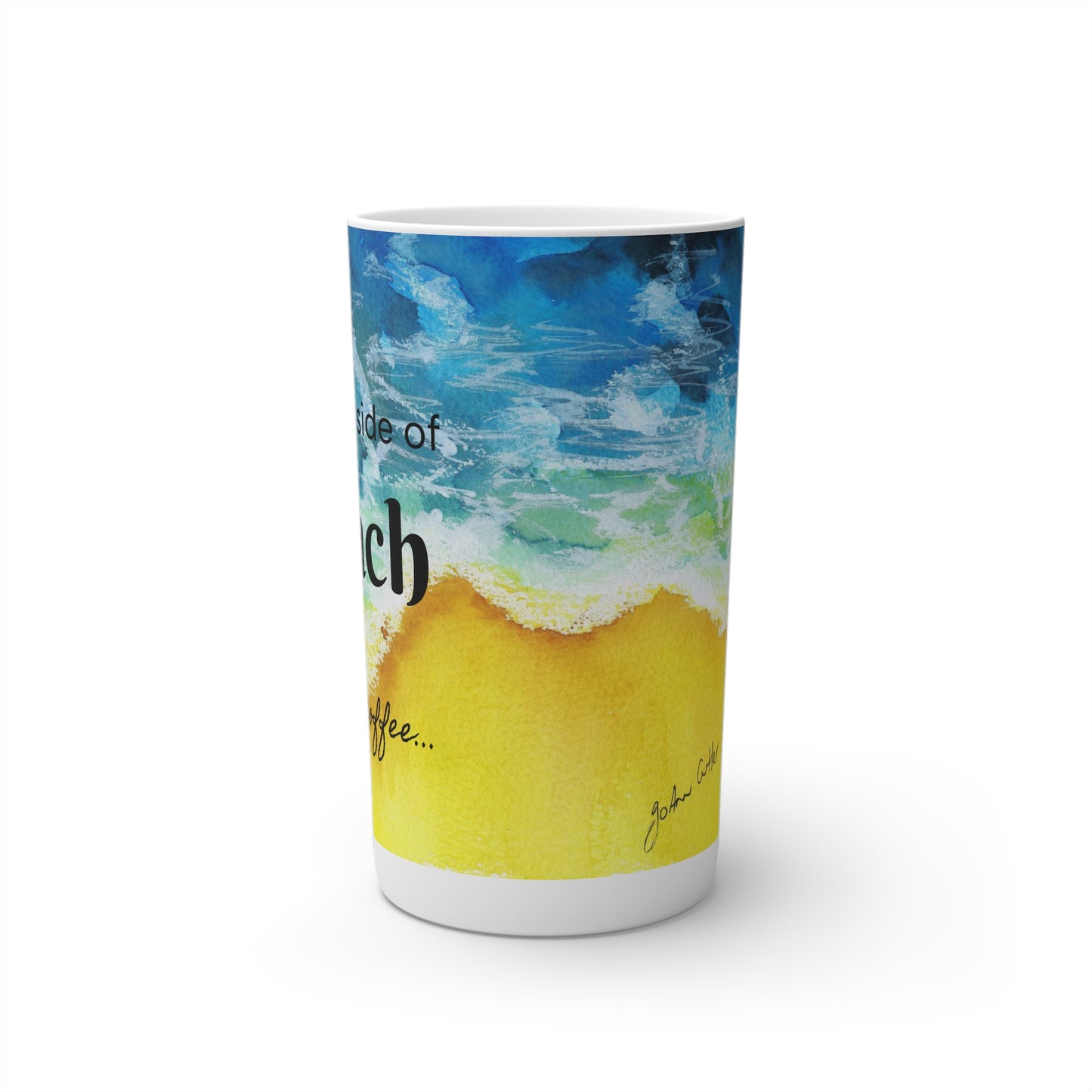 I'll have a side of Beach Conical Coffee Mugs (3oz, 8oz, 12oz)