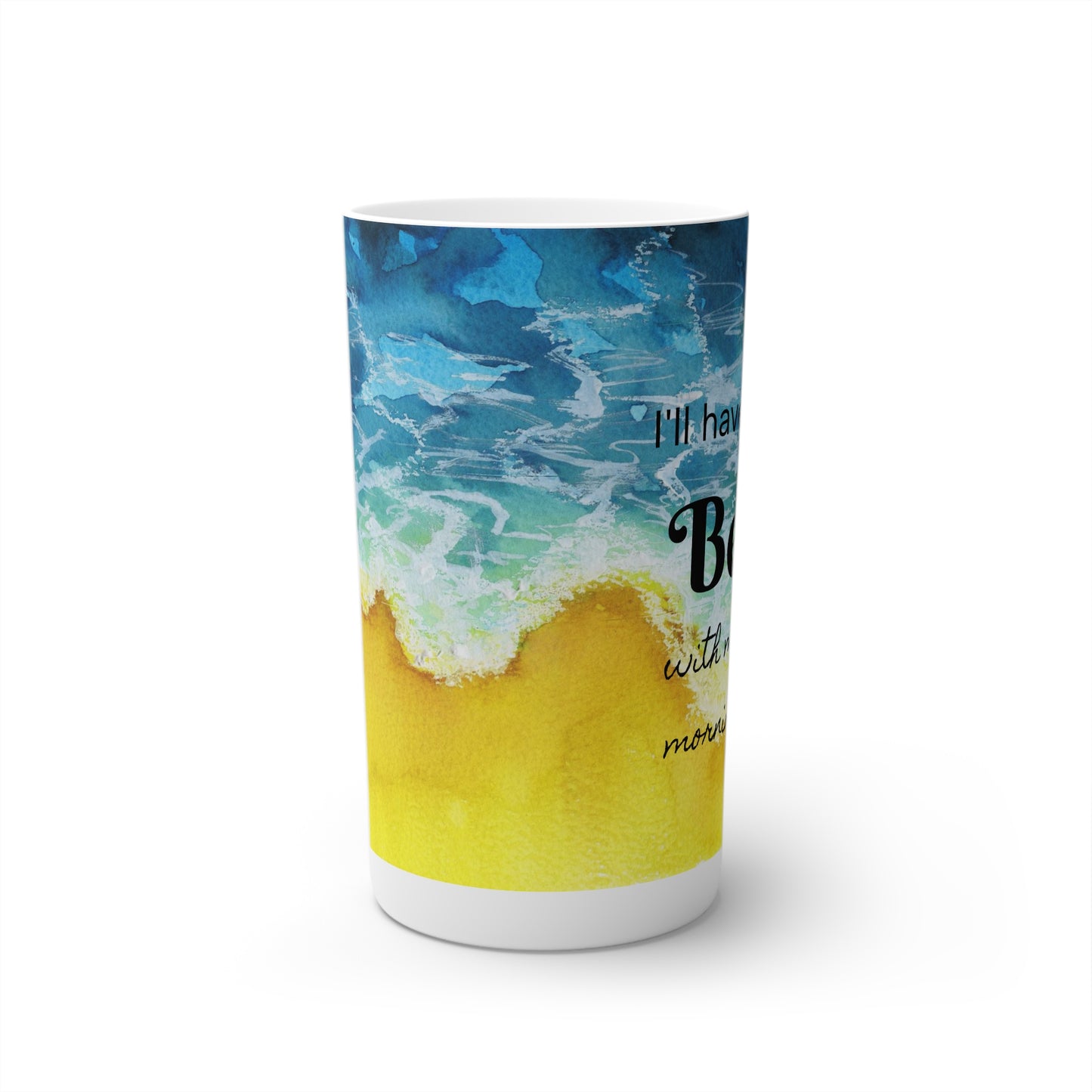 I'll have a side of Beach Conical Coffee Mugs (3oz, 8oz, 12oz)