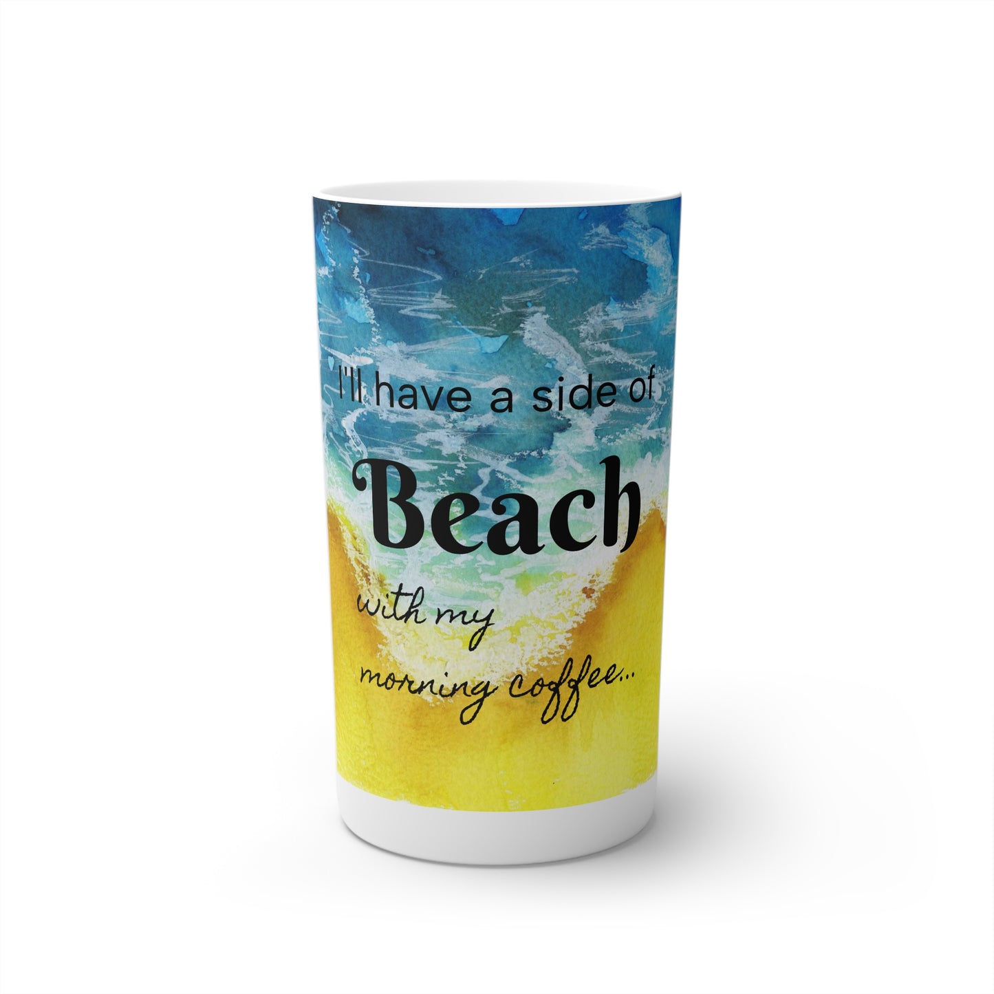 I'll have a side of Beach Conical Coffee Mugs (3oz, 8oz, 12oz)