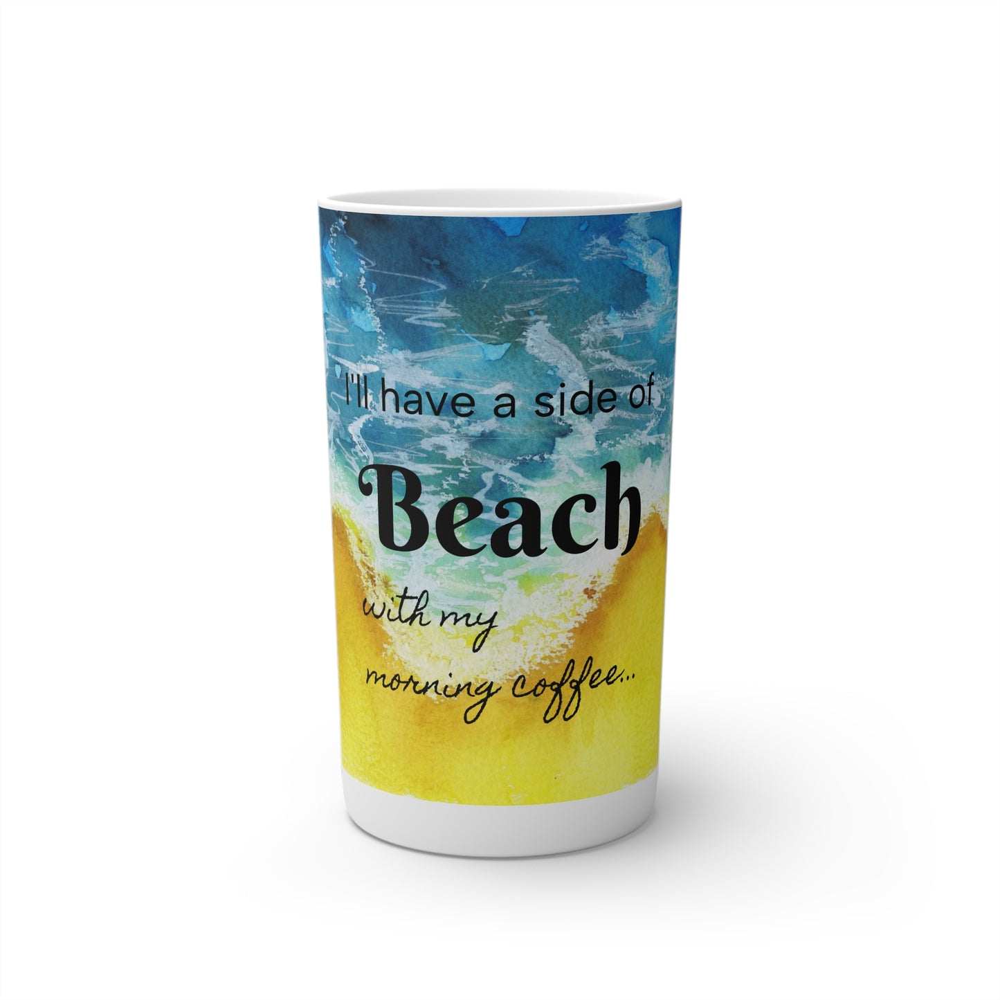 I'll have a side of Beach Conical Coffee Mugs (3oz, 8oz, 12oz)