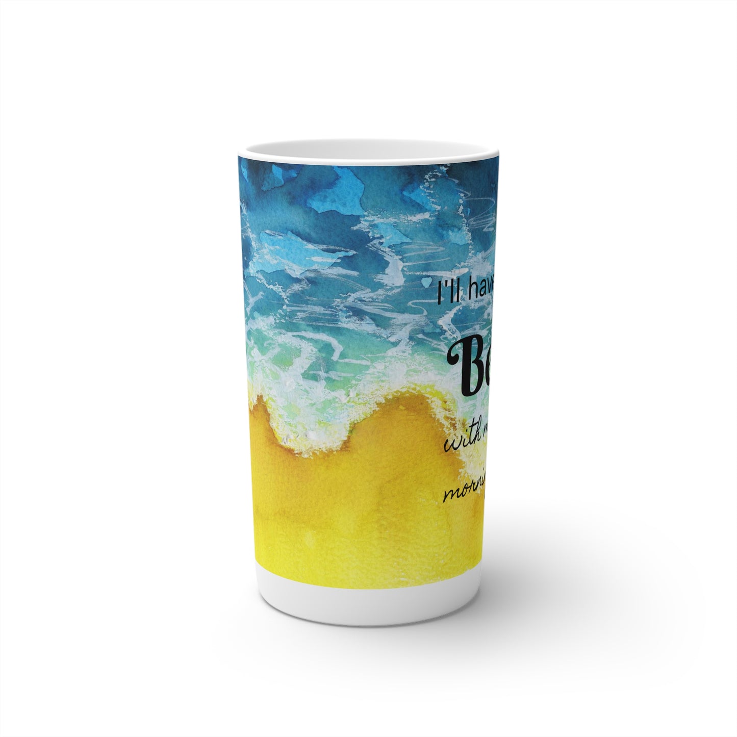 I'll have a side of Beach Conical Coffee Mugs (3oz, 8oz, 12oz)